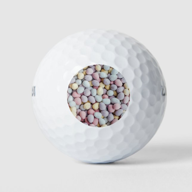 Chocolate Easter Eggs Golf Balls (Front)