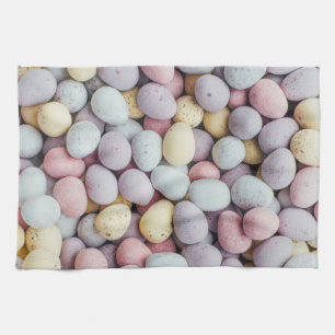 Chocolate Easter Eggs Kitchen Towel
