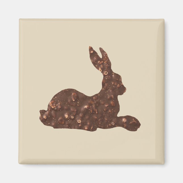 Chocolate, Easter Rabbit Magnet (Front)