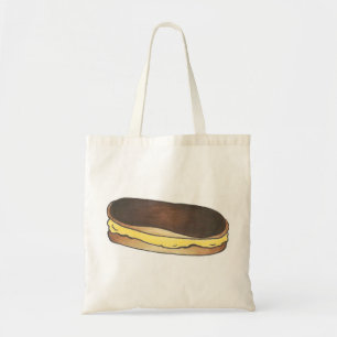 Chocolate Eclair Doughnut Pastry Dessert Foodie To Tote Bag