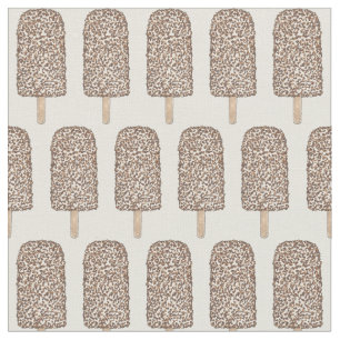 Chocolate Eclair Ice Cream Pop Popsicles Fabric