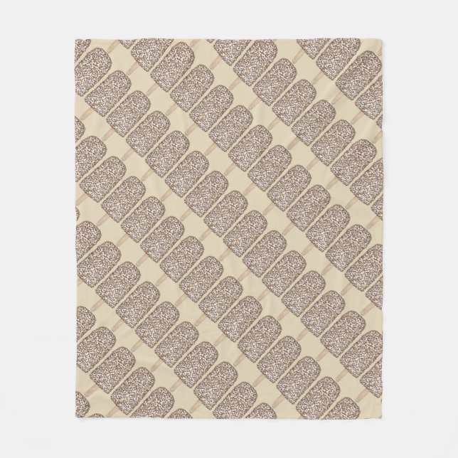 Chocolate Eclair Ice Cream Popsicle Blanklet Fleece Blanket (Front)