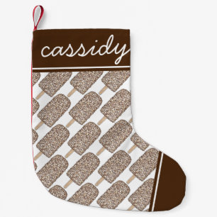 Chocolate Eclair Ice Cream Popsicle Junk Food Small Christmas Stocking