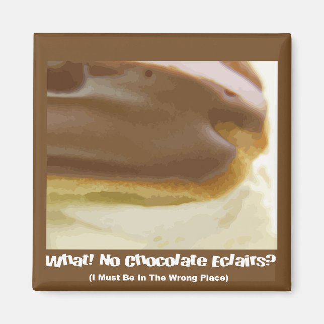 Chocolate Eclair Magnet (Front)