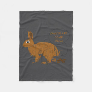 Chocolate Eggs From Easter Day Fleece Blanket