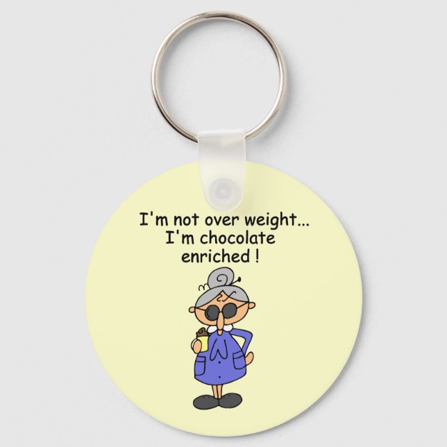 Chocolate Enriched Humour Keychain (Front)