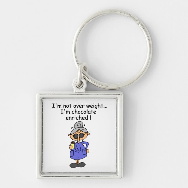 Chocolate Enriched Humour Keychain (Front)