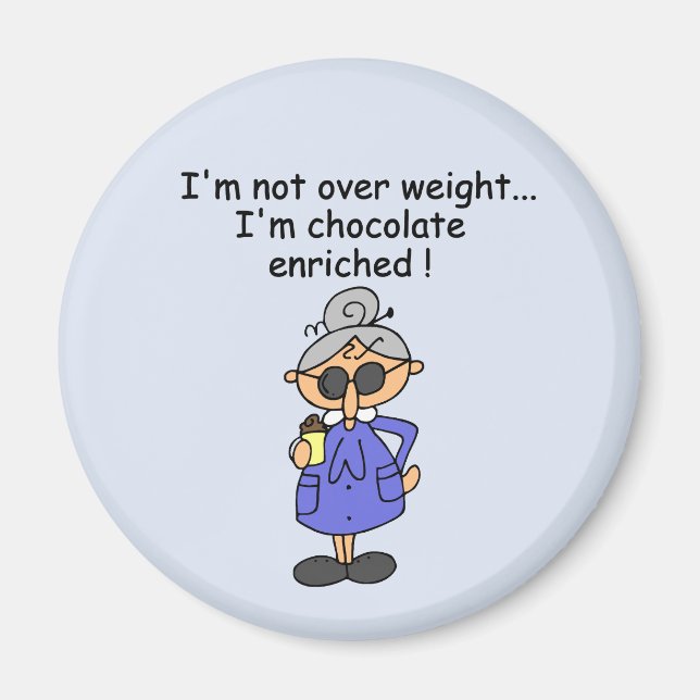 Chocolate Enriched Humour Magnet (Front)