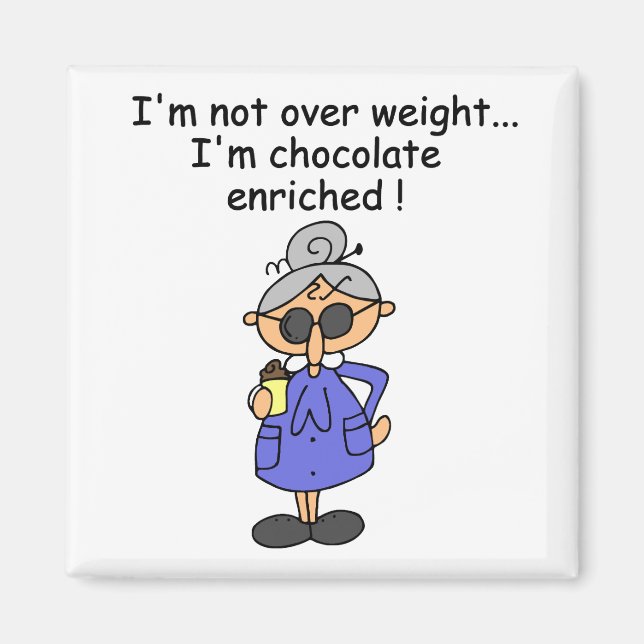 Chocolate Enriched Humour Magnet (Front)