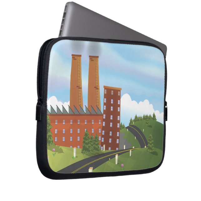 Chocolate Factory Laptop Sleeve (Front Right)