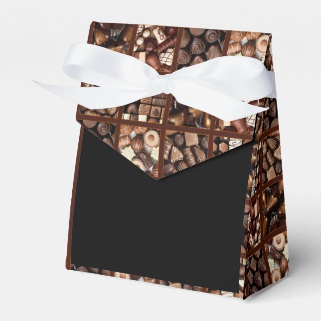 chocolate favor box (Front Side)