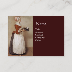 CHOCOLATE FONDUE DINNER PARTY BUSINESS CARD