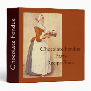 CHOCOLATE FONDUE PARTY RECIPE BOOK BINDER