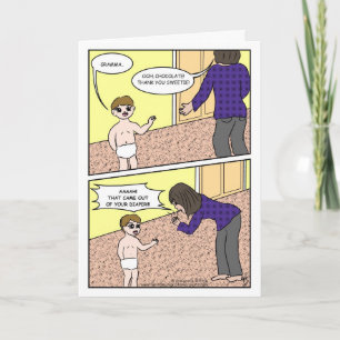 Chocolate for gramma card