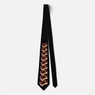 Chocolate Frosted Doughnut Food Photography Patter Tie