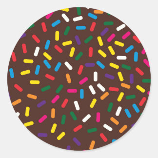 Chocolate Frosted Sprinkles Stickers