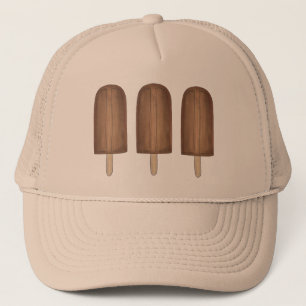 Chocolate Fudge Fudgesicle Ice Cream Popsicle Trucker Hat