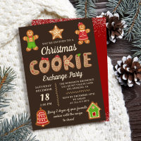 Chocolate Gingerbread Cookie Swap Christmas Party