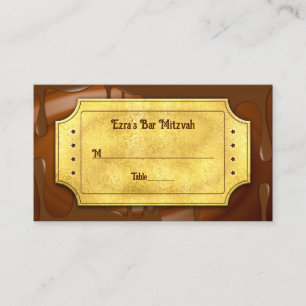 Chocolate Golden Ticket Bar or Bat Mitzvah