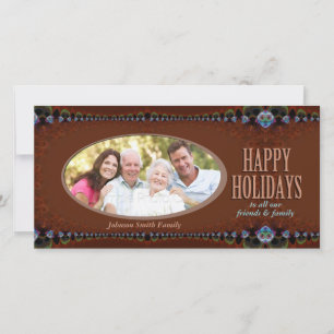 Chocolate Holidays Photo Card