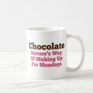 Chocolate Humour Saying Coffee Mug
