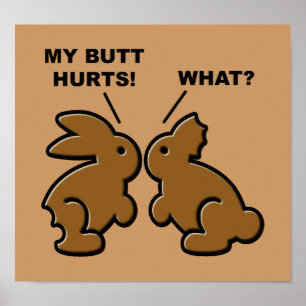 Chocolate Hurts Poster