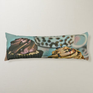 Chocolate ice cream body pillow