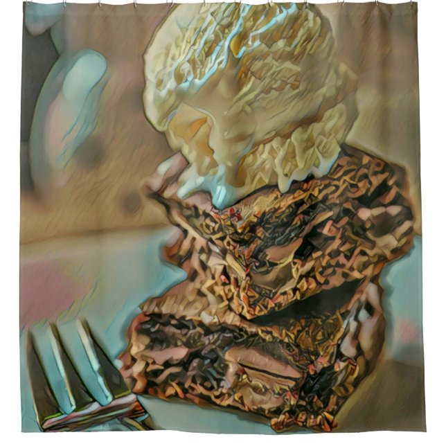 Chocolate ice cream cake (Front)