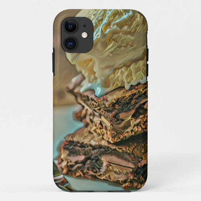 Chocolate ice cream cake Case-Mate iPhone case (Back)