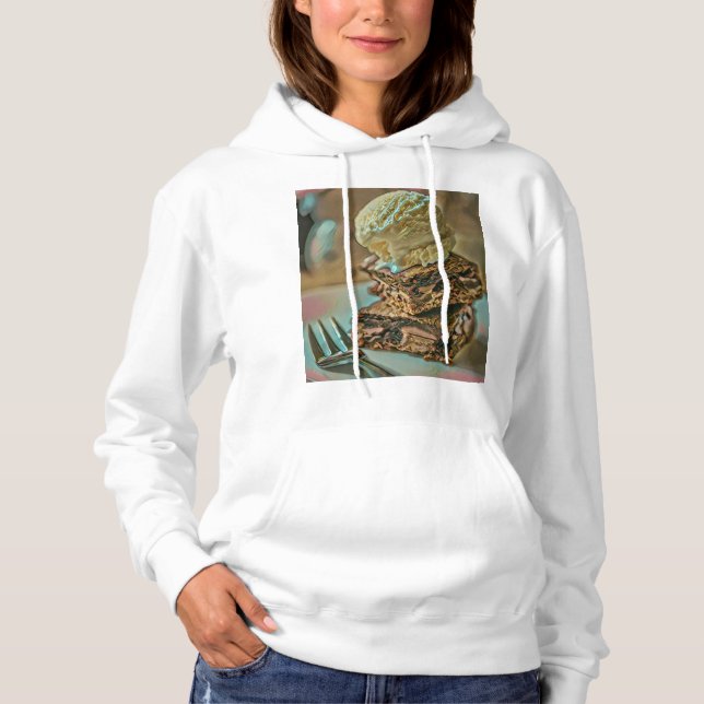 Chocolate ice cream cake hoodie (Front)