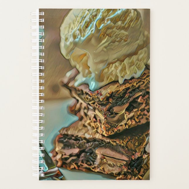 Chocolate ice cream cake planner (Front)