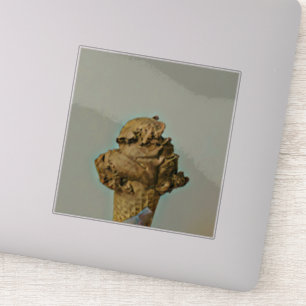 Chocolate ice cream cone