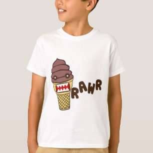 Chocolate Ice Cream Monster RAWR T-Shirt