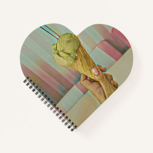 Chocolate ice cream notebook