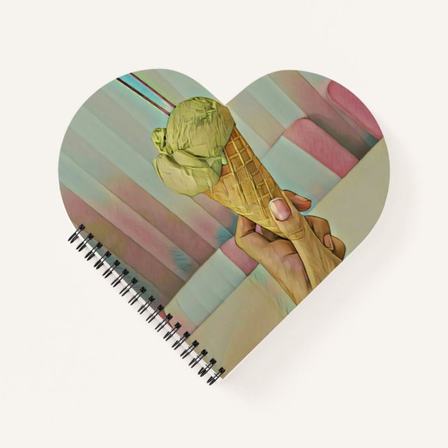 Chocolate ice cream notebook (Front)