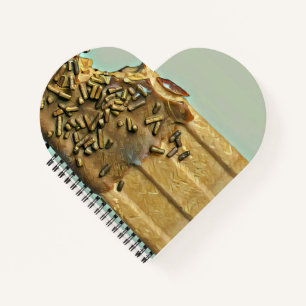Chocolate ice cream popsicle notebook