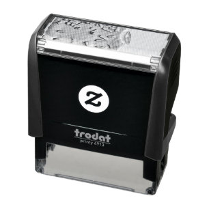 Chocolate ice cream popsicle self-inking stamp