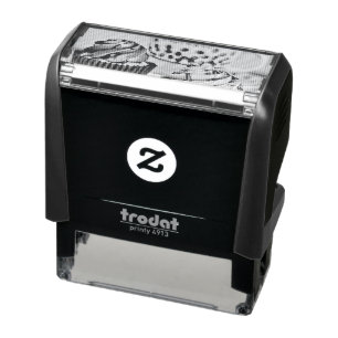 Chocolate ice cream self-inking stamp