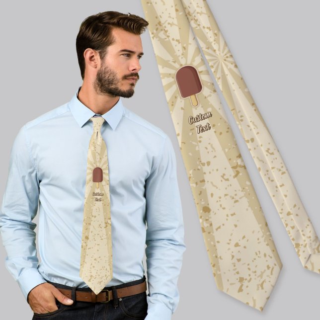 Chocolate Ice Cream Stick Tie (Creator Uploaded)