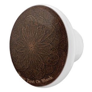 Chocolate Icing Ceramic Knob