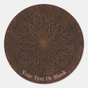 Chocolate Icing Classic Round Sticker