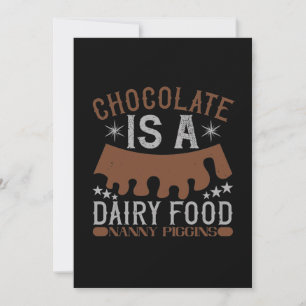Chocolate Is A Dairy Food Nanny Piggins Save The Date