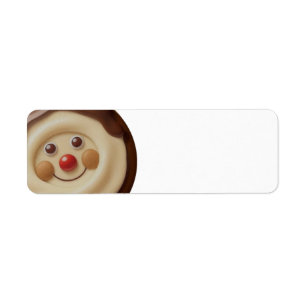 Chocolate Jolly Cookie/Return Address Label
