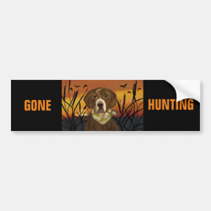 CHOCOLATE  LAB BUMPER STICKER