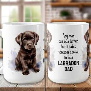 Chocolate Lab Dad - Labrador Dad Coffee Mug