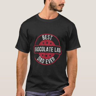Chocolate Lab Dad Labrador Retriever T-Shirt