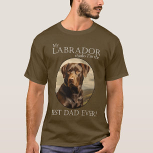 Chocolate Lab Dad T-Shirt