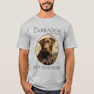 Chocolate Lab Dad T-Shirt