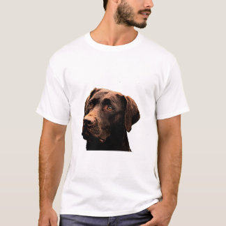 chocolate lab face T-Shirt