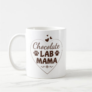 Chocolate Lab Mama Labrador Mom Coffee Mug
